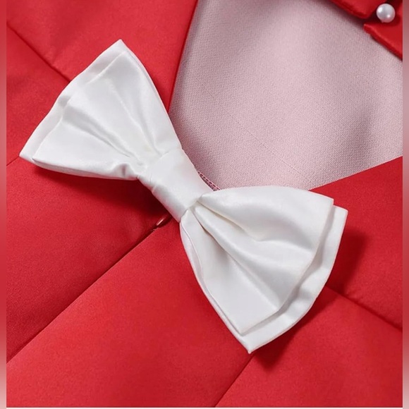 Adela Cut-out Bowknot Mini Dress - Picture 12 of 16